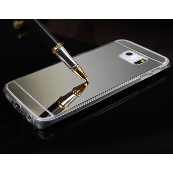 Samsung Galaxy S7 Edge - "Vintage" från LEMAN med Spegeldesign Silver