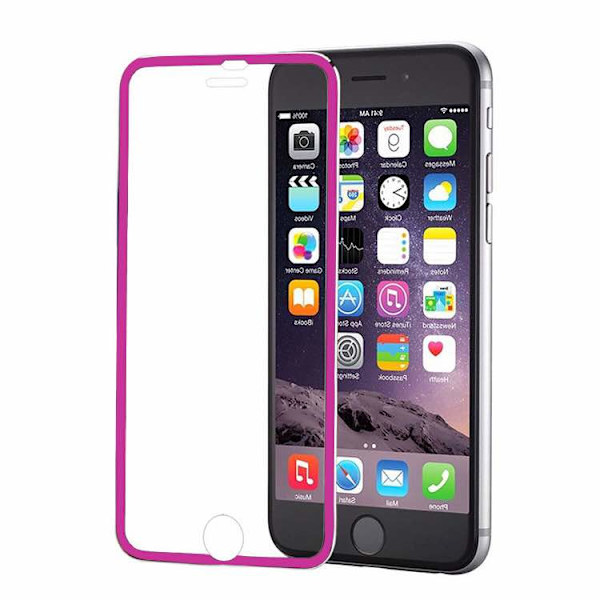 Skärmskydd med Aluminiumram från HuTech - iPhone 7 Röd