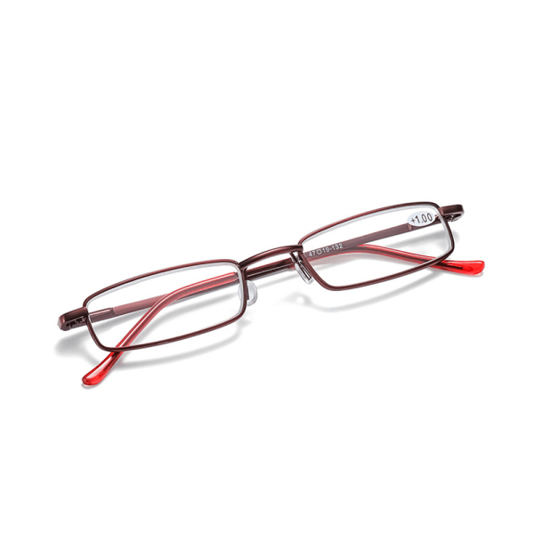 Stilfulde læsebriller med styrke (+1,0-+4,0) Guld +3.0