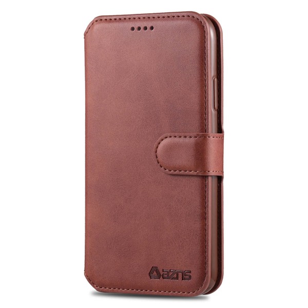 Glatt AZNS lommebokdeksel - iPhone 11 Pro Max Blå
