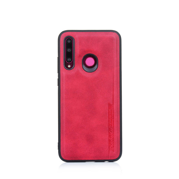 Effektivt deksel i Pu-skinn - Huawei P Smart 2019 Röd
