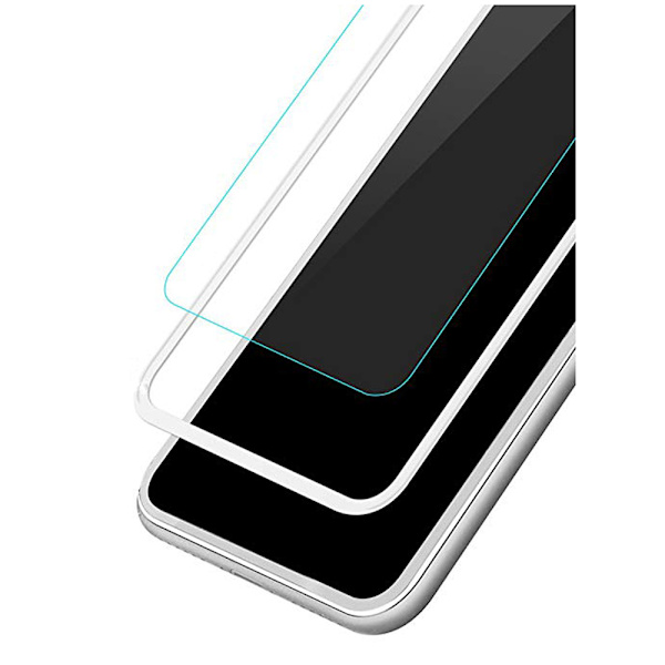 iPhone X - (2-PACK) MyGuard Skärmskydd av Carbonmodell (HD) Vit