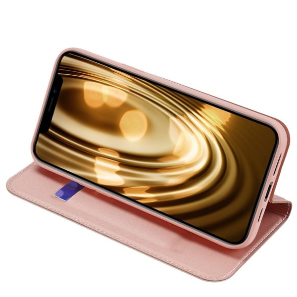 Effektivt stilig lommebokdeksel - iPhone 12 Mini Guld