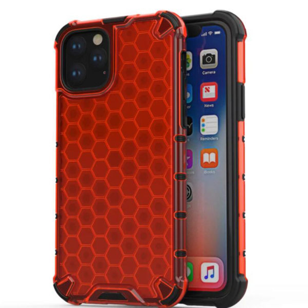 Slittåligt Skyddsskal (Bikupa) - iPhone 11 Röd