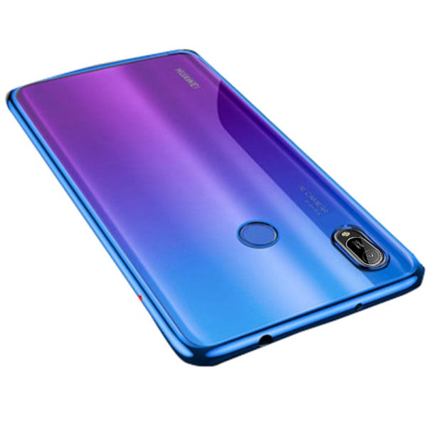 Huawei Y6 2019 - Exklusivt Kraftfullt Silikonskal Svart