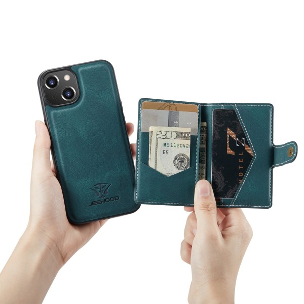 Kotelo korttipidikkeellä - iPhone 13 Grön