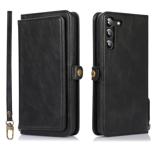 Samsung Galaxy S25 Plus  Plånboksfodral med 7 Kortfack Svart