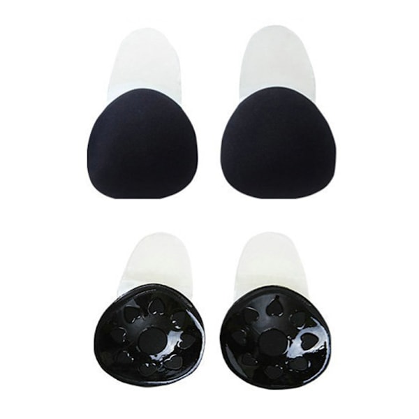 Mjuk & Smidig Självhäftande Push-Up BH Svart 11CM 