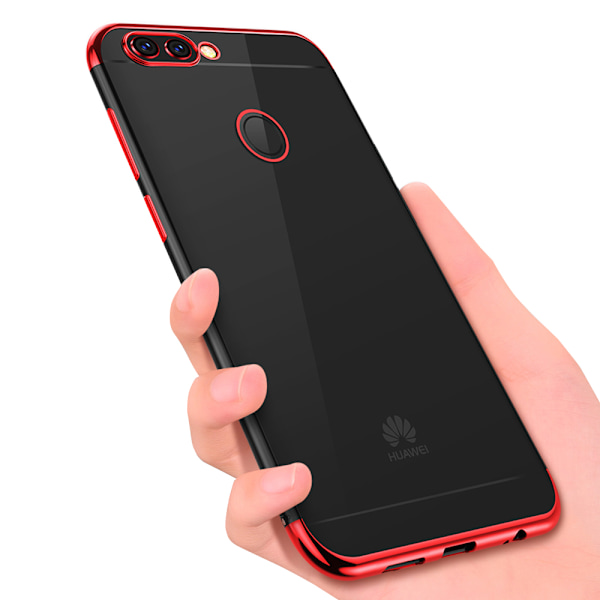 Huawei P Smart 2018 - Exklusivt Robust Silikonskal Guld