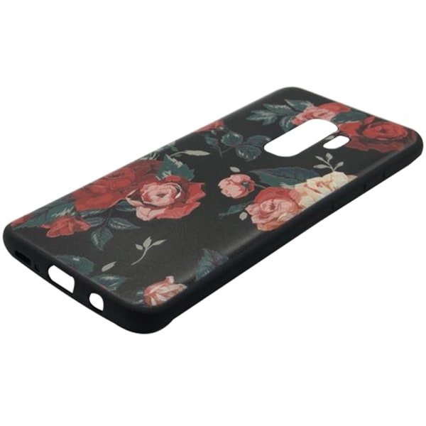 LEMAN-deksel med blomstermotiv til Samsung Galaxy S9 Plus 4