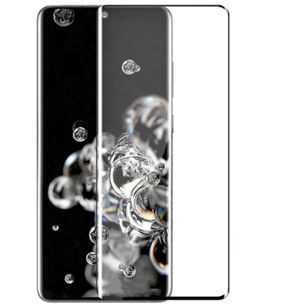 FULL-GLUE S20 Ultra 2-PACK näytönsuoja 9H 0,2mm HD-Clear ProGuard Svart