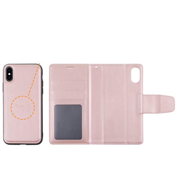Stilig Hanman lommebokdeksel med to funksjoner - iPhone XR Svart