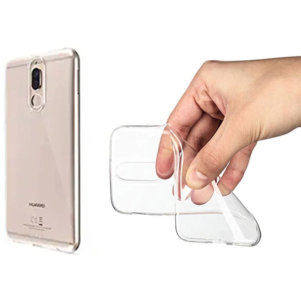 Stilfuldt FLOVEME Silikone Cover - Huawei Mate 10 Lite Transparent/Genomskinlig