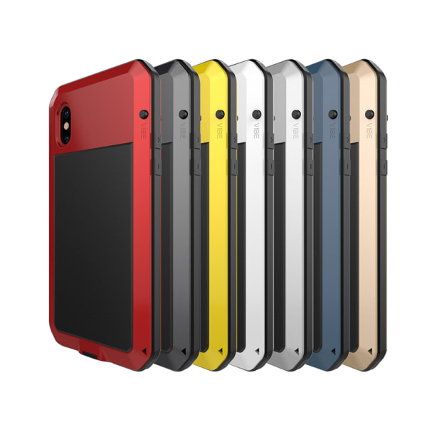 Skyddsfodral i Aluminium för iPhone X/XS Röd