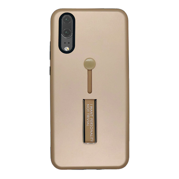 Huawei P20 - Robust Stilsäkert Skal från Kisscase Guld