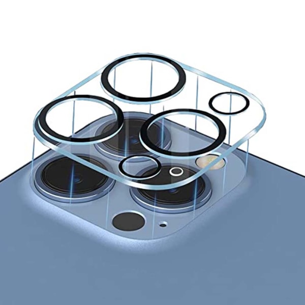 3-PACK kameralinsecover 2.5D HD iPhone 13 Pro Max Transparent/Genomskinlig