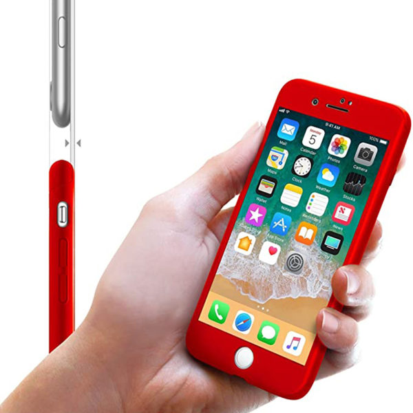 Stilsäkert Dubbelskal - iPhone 8 Plus Blå