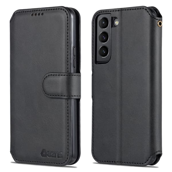 Stilsäkert Plånboksfodral (AZNS) - Samsung Galaxy S22 Brun