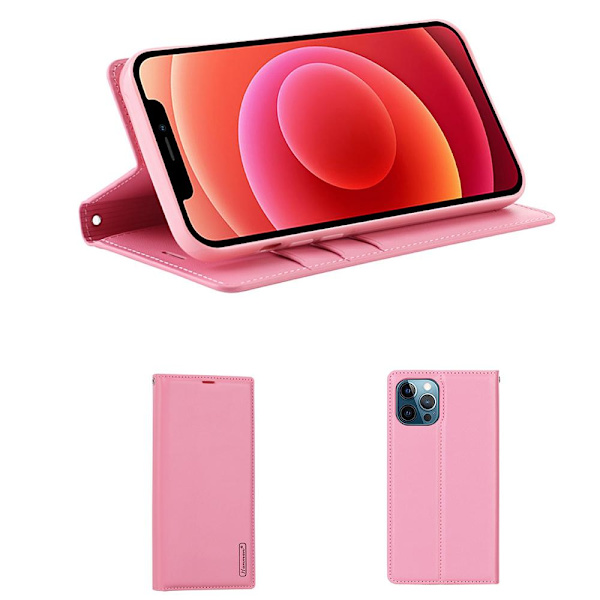 Professionellt Plånboksfodral HANMAN - iPhone 12 Pro Guld