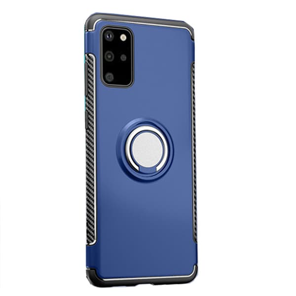 Samsung Galaxy S20 Plus - Skal med Ringhållare Svart
