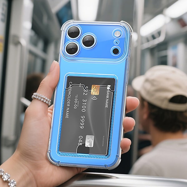 iPhone 17 Pro Max TPU Skal  Klar, Greppvänlig & Smart