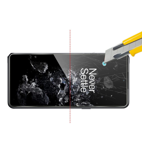 2-PAKK Oneplus 10T skjermbeskytter Standard HD 0,3 mm Transparent