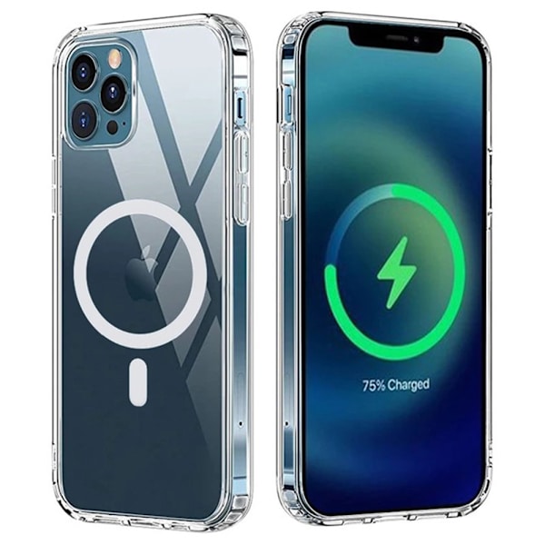 Älykäs Magsafe-skal - iPhone 11 Pro Max Genomskinlig