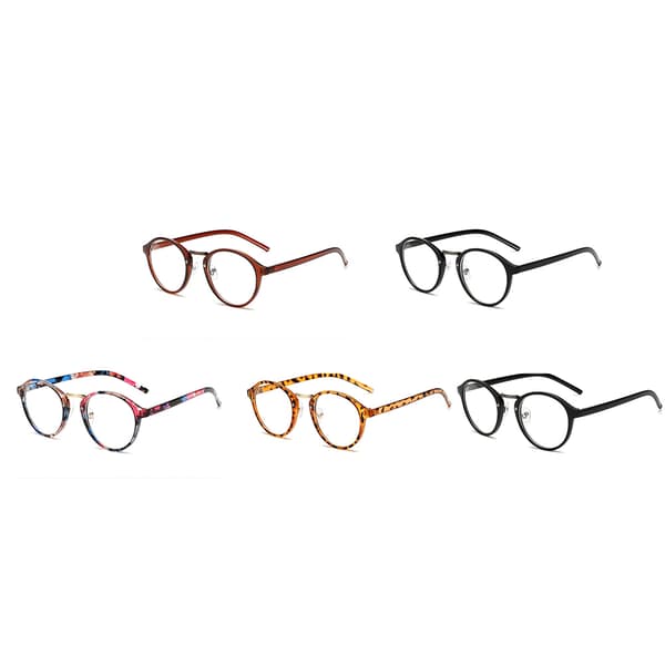 Eleganta Retro-Glasögon (Utan Styrka) Brun