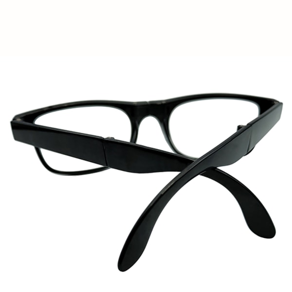 Glatte foldbare læsebriller med styrke Svart +1.5