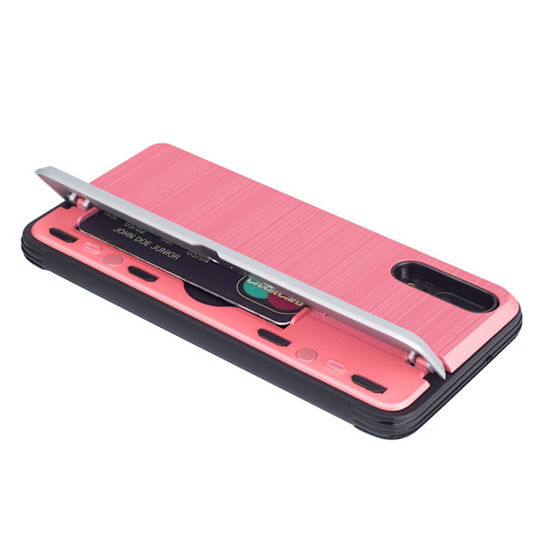 Skyddande Skal med Korthållare från Leman till Huawei P20 Rosa