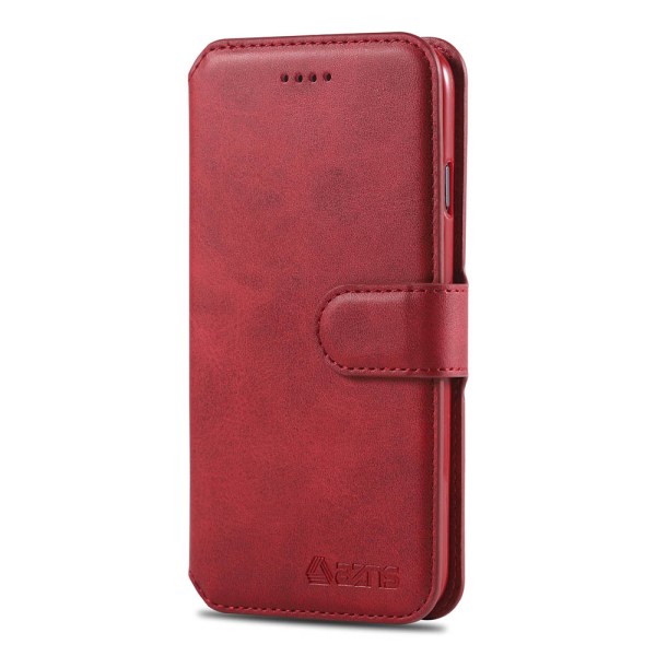 Praktisk Smart Wallet etui - iPhone 6/6S Röd