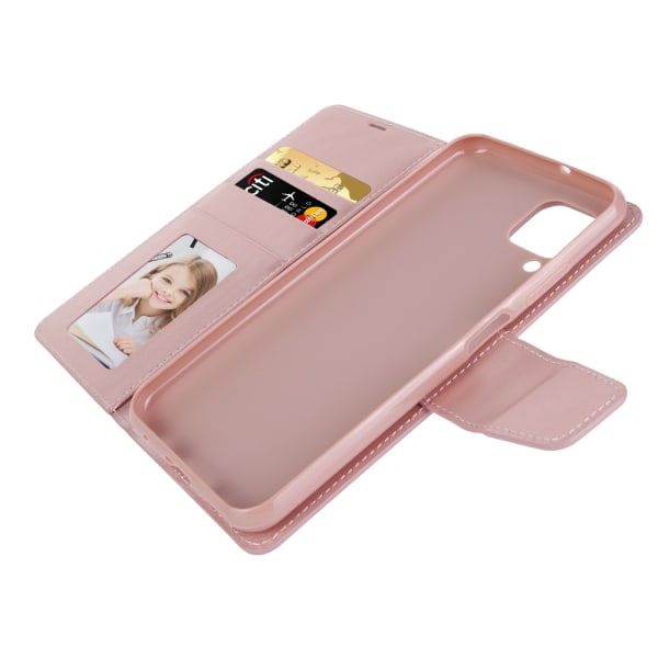 Praktisk Hanman Wallet etui - Samsung Galaxy A42 Lila