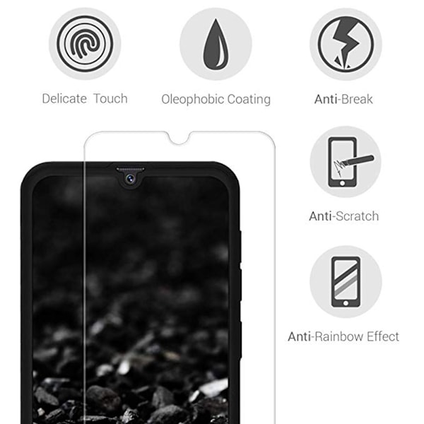 Samsung Galaxy A50 - Dubbelsidigt Skal Blå