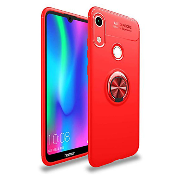 Huawei Y6 2019 - Stilrent Skal med Kickstand (Auto Focus) Svart/Roséguld