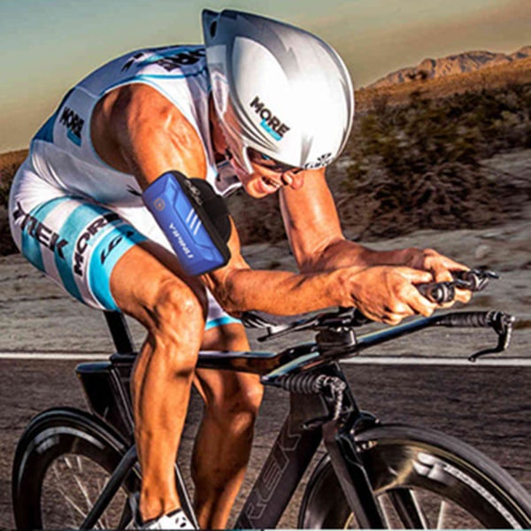 Armbandsväska Sport Fitness Perfekt för Cykling, Löpning Premium Blå