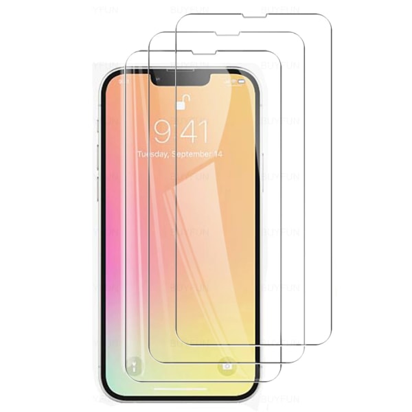 2-PACK Front & Back Screen Protector 0,3 mm iPhone 14 Transparent