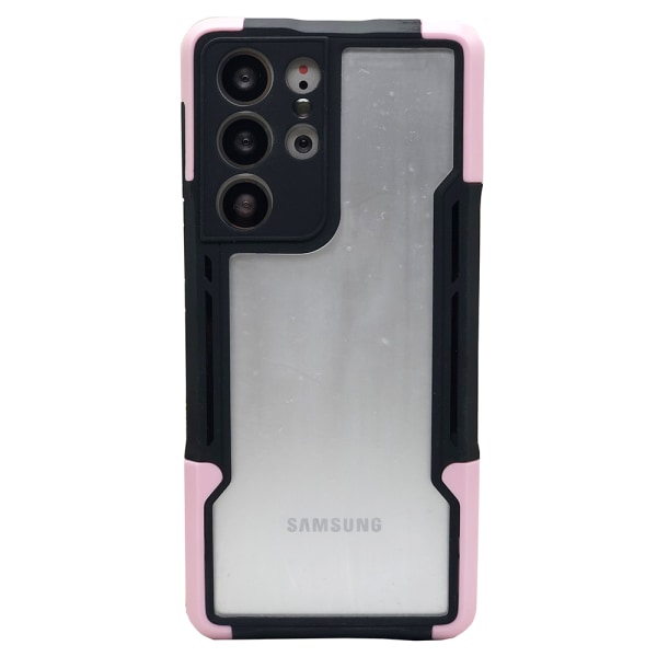 Stilfuldt beskyttelsescover - Samsung Galaxy S21 Ultra Rosa