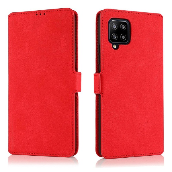 Exklusivt FLOVEME Pl�nboksfodral - Samsung Galaxy A42 Röd