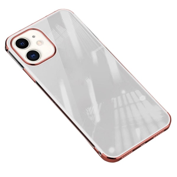 Tyylikäs suojaava silikonikuori - iPhone 12 Roséguld