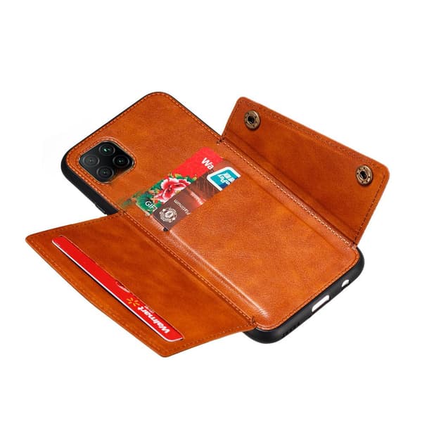 Glat cover med kortrum - Samsung Galaxy A22 5G Grå