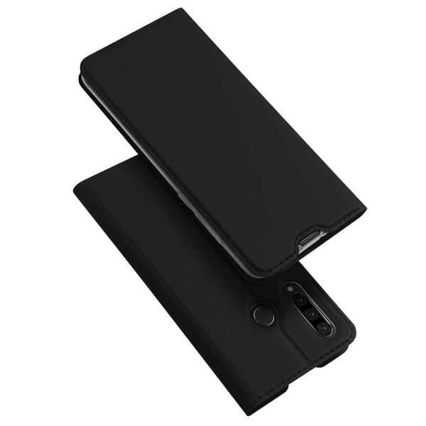 Tyylikäs Smart Wallet Case (Dux Ducis) - Huawei P30 Lite Guld