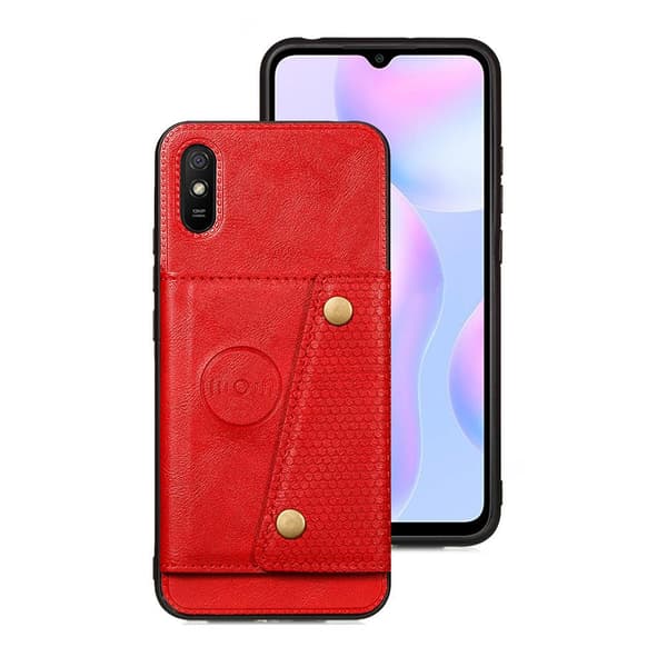 Genomtänkt Skal med Kortfack - Xiaomi Redmi 9AT Grå