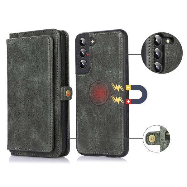 Smooth Wallet Case - Samsung Galaxy S22 Svart