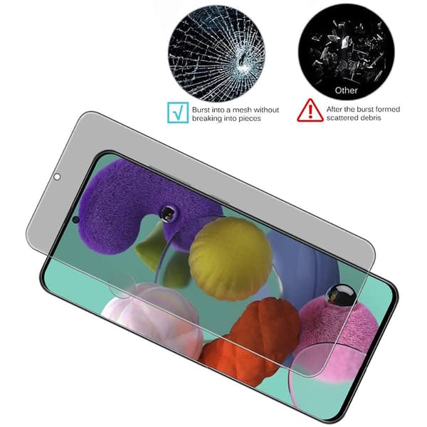 2-PACK Anti-Spy Skärmskydd HD 0,3mm Samsung Galaxy A52s 5G Transparent