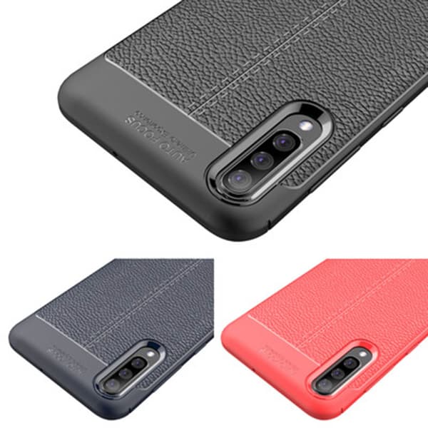 Stötdämpande Silikonskal - Samsung Galaxy A50 Mörkblå