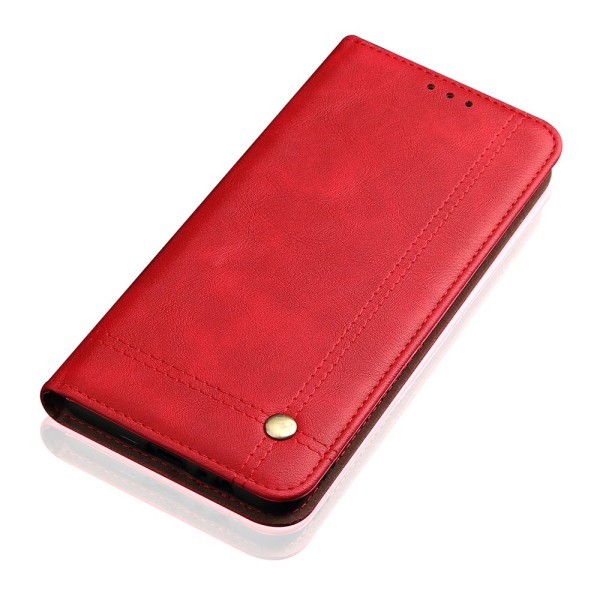 Huawei Mate 20 Lite – Praktisk lommebokdeksel (LEMAN) Röd