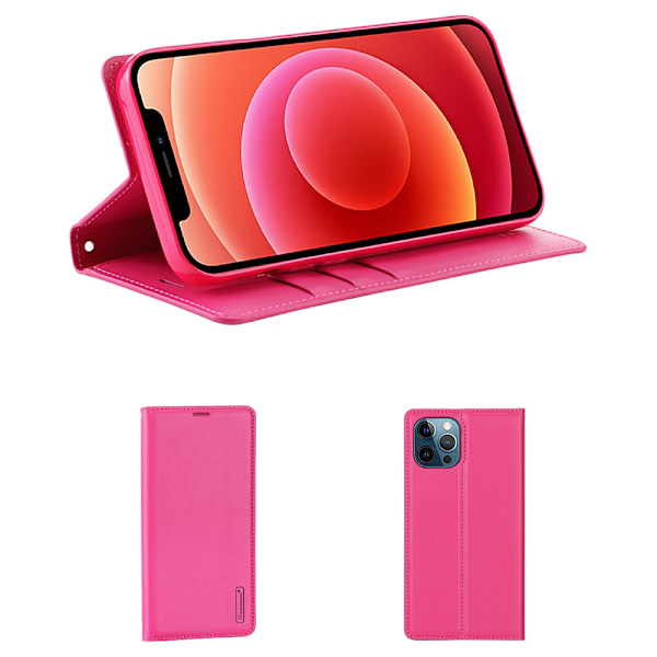 iPhone 14 Pro -Plånboksfodral (Hanman) Roséguld