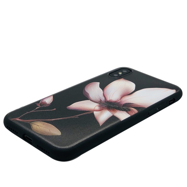 Silikonetui "Summer Flowers" til iPhone X/XS 2