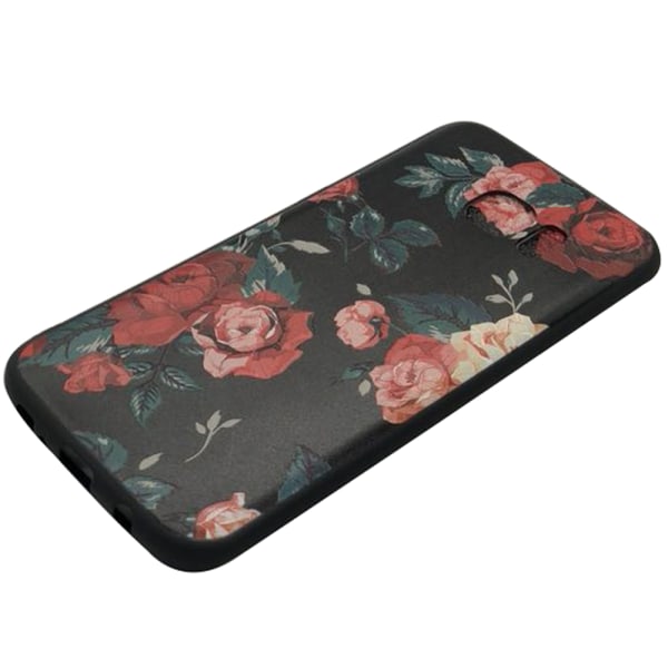 LEMAN Cover med blomstermotiv til Samsung Galaxy S7 2