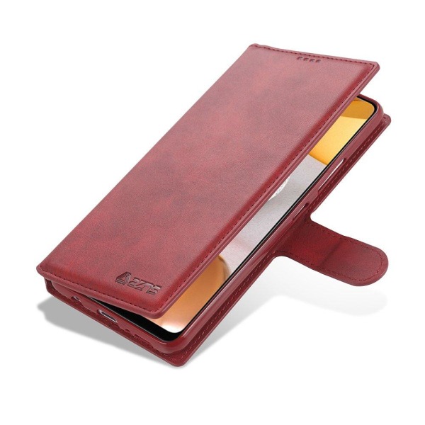 Gjennomtenkt fleksibelt lommebokdeksel - Samsung Galaxy A42 Röd